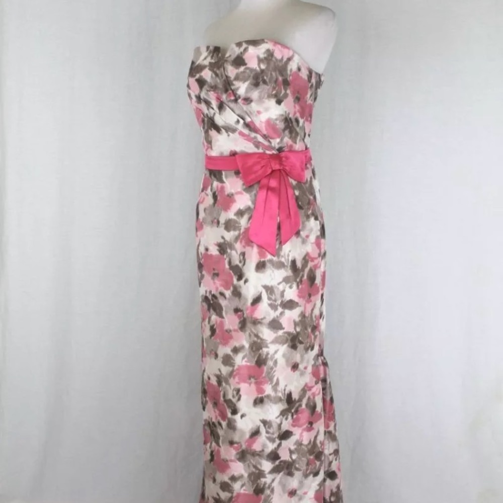 Great Badgley Mischka floral mermaid gown NWOT Sz8